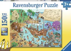 Kinderen Ravensburger Dieren|Legpuzzels<Pirateneiland - puzzel van 150 stukjes