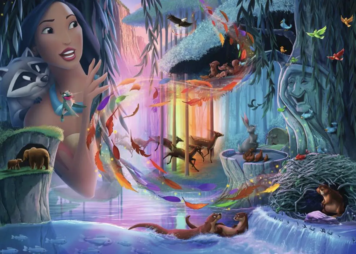 Ravensburger Disney, Pixar, Marvel|1000-1499<Pocahontas - Disney Kasteel 12 - puzzel van 1000 stukjes