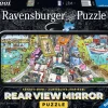 Ravensburger Tekening|1000-1499<Politie achtervolging - Rearview Mirror - puzzel van 1000 stukjes