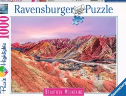 Ravensburger Landschappen|1000-1499<Regenboogbergen - China - 1000 stukjes