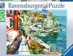 Ravensburger Steden En Gebouwen|1500-1999<Romance in Cinque Terre - puzzel van 1500 stukjes