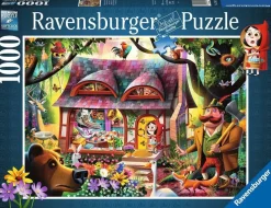 Ravensburger Disney, Pixar, Marvel|Tekening<Roodkapje en de Wolf - puzzel van 1000 stukjes