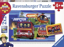 Kinderen Ravensburger Tekening|Legpuzzels<Sam de Brandweerman in actie - 2 puzzels van 24 stukjes
