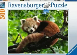 Kinderen Ravensburger Dieren|Legpuzzels<Schattige rode panda - puzzel van 500 stukjes