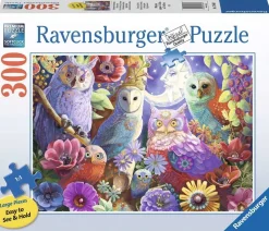 Ravensburger Tekening|100-499<Schitterende nachtuilen - 300 XXL stukjes