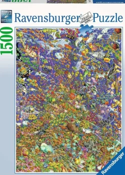 Ravensburger Tekening|Dieren<Shoal - puzzel van 1500 stukjes