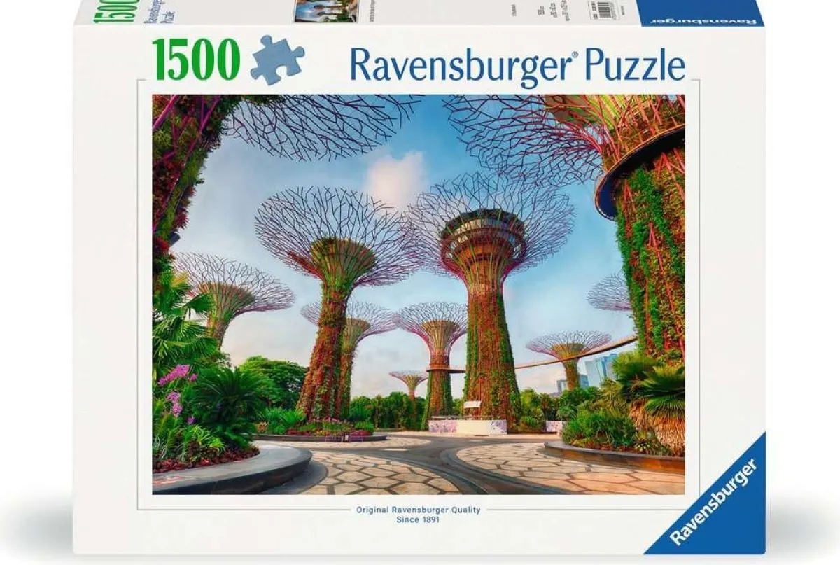 Ravensburger Landschappen|Steden En Gebouwen<Singapore, Garden by the Bay - puzzel van 1500 stukjes