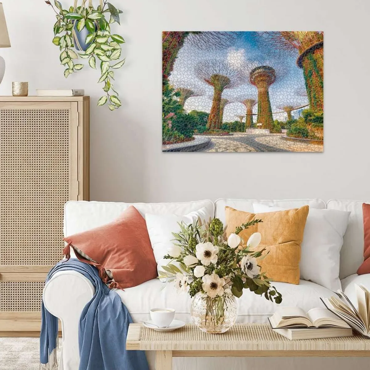 Ravensburger Landschappen|Steden En Gebouwen<Singapore, Garden by the Bay - puzzel van 1500 stukjes