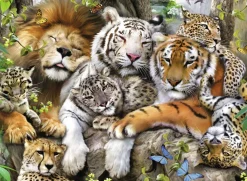 Kinderen Ravensburger Dieren|Legpuzzels<Slaapje van de tijgers - 200 stukjes XXL