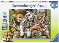 Kinderen Ravensburger Dieren|Legpuzzels<Slaapje van de tijgers - 200 stukjes XXL