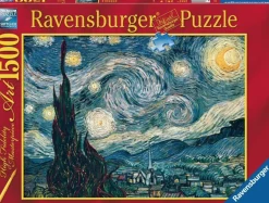 Ravensburger Kunst En Cultuur|Landschappen<Sterrennacht - Van Gogh - 1500 stukjes - Exclusiviteit