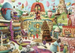 Ravensburger Tekening|1000-1499<Sweet Street - Demelsa Haughton - puzzel van 1000 stukjes