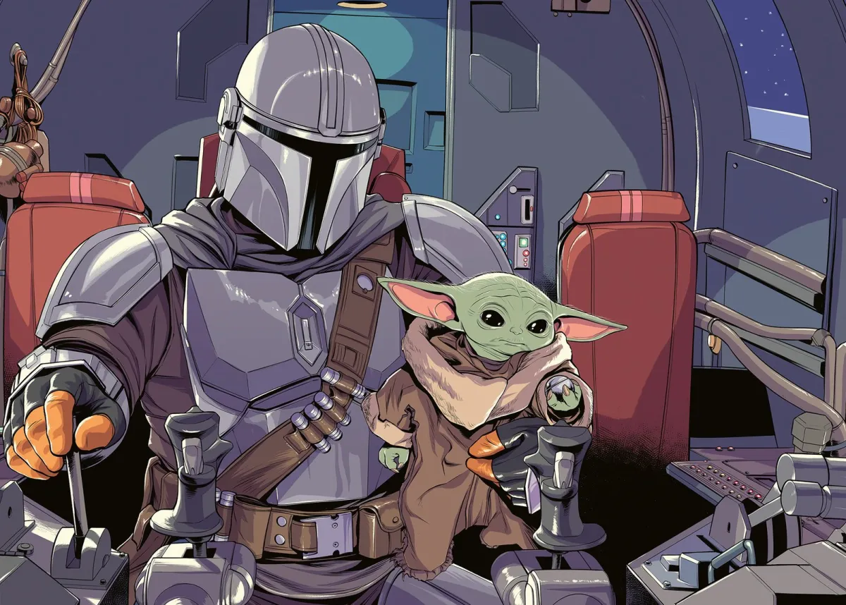 Ravensburger Star Wars|Disney, Pixar, Marvel<The Mandalorian - puzzel van 1000 stukjes