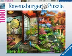 Ravensburger Kunst En Cultuur|Landschappen<Theehuis in Japanse Tuin - 1000 stukjes