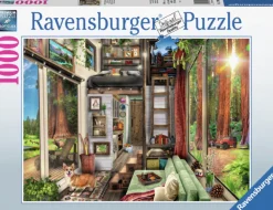 Ravensburger Steden En Gebouwen|1000-1499<Tiny House in Redwood Forest - 1000 stukjes