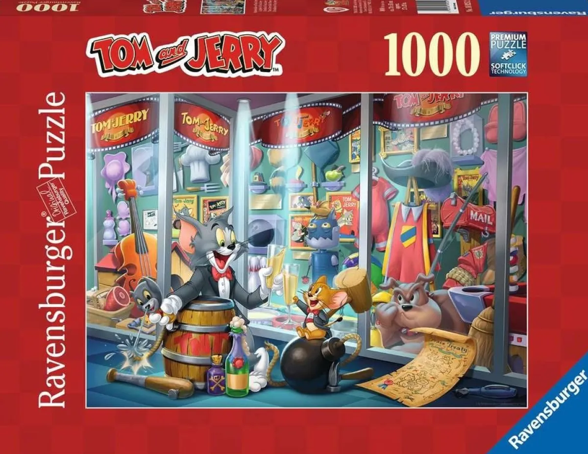 Ravensburger Disney, Pixar, Marvel|Tekening<Tom and Jerry - Hall Of Fame - puzzel 1000 stukjes