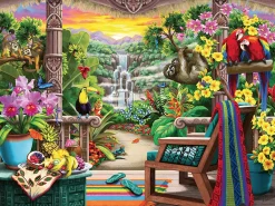 Ravensburger Tekening|Dieren<Tropisch verblijf - puzzel van 750 XL stukjes - Exclusiviteit