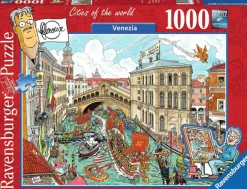Ravensburger Tekening|Steden En Gebouwen<Venetië - Fleroux - puzzel van 1000 stukjes