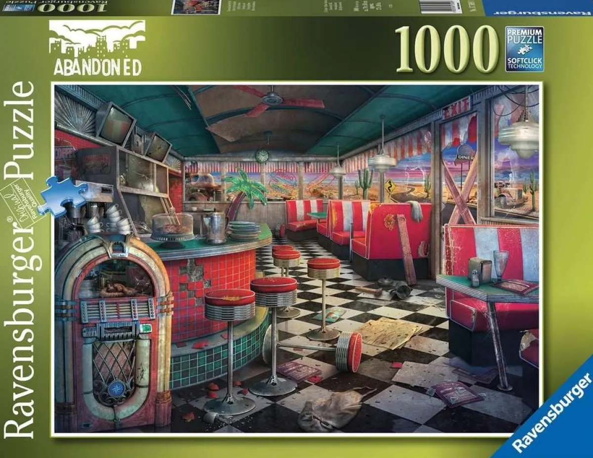 Ravensburger Tekening|1000-1499<Vervallen Eethuis - puzzel van 1000 stukjes