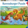 Kinderen Ravensburger Dieren|Legpuzzels<Vrolijke dino's - 2 puzzels van 24 stukjes