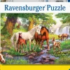 Kinderen Ravensburger Dieren|Legpuzzels<Wilde paarden bij de rivier - 300 stukjes