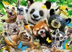 Kinderen Ravensburger Dieren|Legpuzzels<Wildlife selfie - 300 stukjes
