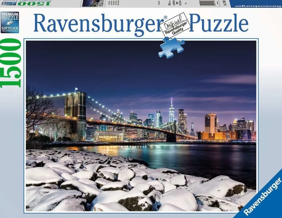 Ravensburger Steden En Gebouwen|1500-1999<Winter in New York - puzzel van 1500 stukjes