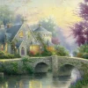 Schmidt Landschappen|Steden En Gebouwen<Avondstemming - 3000 stukjes