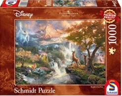 Schmidt Disney, Pixar, Marvel|1000-1499<Bambi - Thomas Kinkade - puzzel van 1000 stukjes