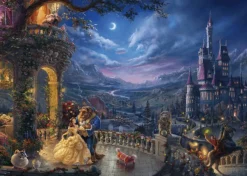 Schmidt Disney, Pixar, Marvel|1000-1499<Beauty and the Beast - Thomas Kinkade - puzzel van 1000 stukjes