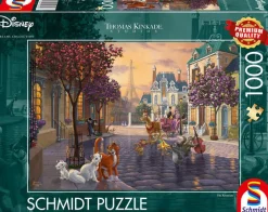 Schmidt Disney, Pixar, Marvel|1000-1499<De Aristokatten - Thomas Kinkade - puzzel van 1000 stukjes