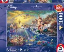 Schmidt Disney, Pixar, Marvel|1000-1499<De Kleine Zeemeermin - Thomas Kinkade - puzzel van 1000 stukjes