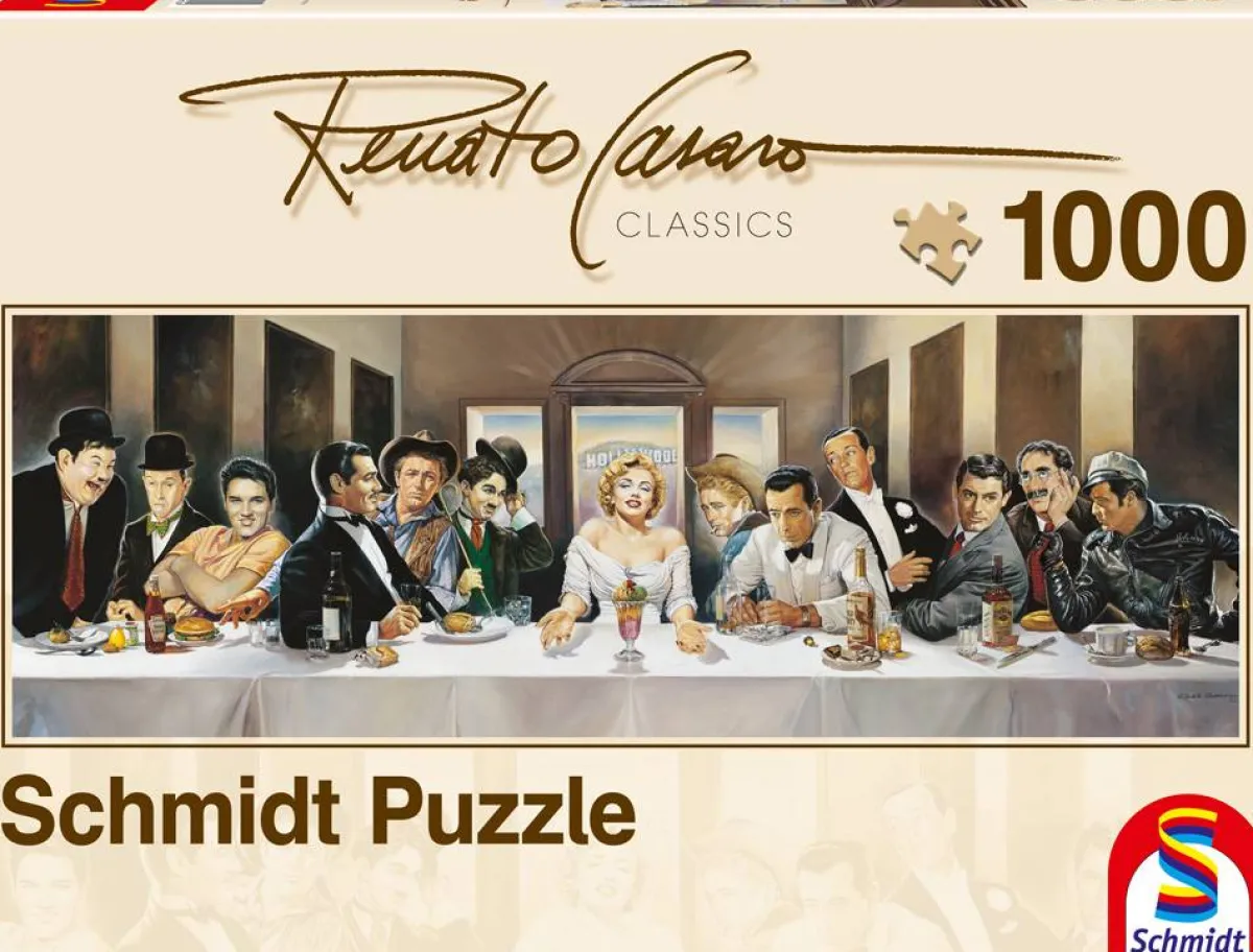 Schmidt Panorama|Kunst En Cultuur<Diner met beroemdheden - 1000 stukjes