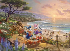 Schmidt Disney, Pixar, Marvel|1000-1499<Donald en Daisy - Thomas Kinkade - puzzel van 1000 stukjes