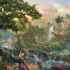 Schmidt Disney, Pixar, Marvel|1000-1499<Jungleboek - Thomas Kinkade - puzzel van 1000 stukjes