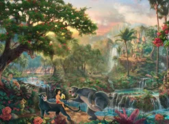 Schmidt Disney, Pixar, Marvel|1000-1499<Jungleboek - Thomas Kinkade - puzzel van 1000 stukjes