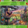 Schmidt Disney, Pixar, Marvel|1000-1499<Maleficent - Thomas Kinkade - puzzel van 1000 stukjes