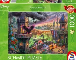 Schmidt Disney, Pixar, Marvel|1000-1499<Maleficent - Thomas Kinkade - puzzel van 1000 stukjes