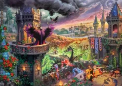 Schmidt Disney, Pixar, Marvel|1000-1499<Maleficent - Thomas Kinkade - puzzel van 1000 stukjes