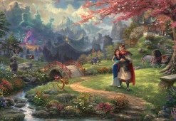 Schmidt Disney, Pixar, Marvel|1000-1499<Mulan - - Thomas Kinkade - puzzel van 1000 stukjes
