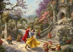 Schmidt Disney, Pixar, Marvel|1000-1499<Sneeuwwitje - Thomas Kinkade - puzzel van 1000 stukjes