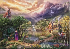 Schmidt Disney, Pixar, Marvel|1000-1499<Sneeuwwitje en de koningin - Thomas Kinkade - puzzel van 1000 stukjes
