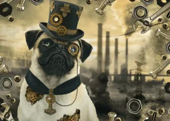 Schmidt Dieren|Kunst En Cultuur<Steampunk Hond - puzzel van 1000 stukjes