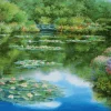 Schmidt Kunst En Cultuur|Landschappen<Waterlelie vijver - 1000 stukjes
