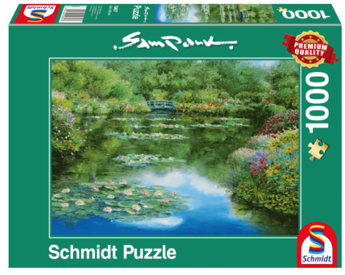 Schmidt Kunst En Cultuur|Landschappen<Waterlelie vijver - 1000 stukjes
