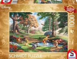 Schmidt Disney, Pixar, Marvel|1000-1499<Winnie de Poeh - Thomas Kinkade - puzzel van 1000 stukjes