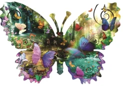 SUNSOUT Speciale Vorm|Dieren<Bosvlinder - legpuzzel van 1000 stukjes