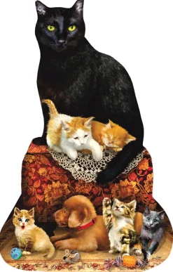 SUNSOUT Speciale Vorm|Dieren<Family Ottoman - legpuzzel van 1000 stukjes