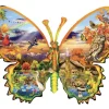 SUNSOUT Speciale Vorm|Dieren<Herfstvlinder - legpuzzel van 1000 stukjes