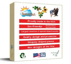 SUNSOUT Speciale Vorm|Dieren<Kerstversiering Katten - legpuzzel van 750 stukjes
